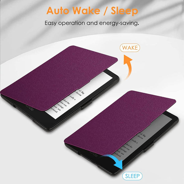 Fintie Kindle Paperwhite (11th Gen 2021) SlimShell PU Leather Case | Fintie