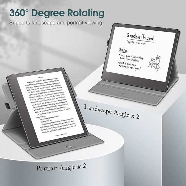 Fintie Kindle Scribe (2024/2022) 360-Degree Rotating Case W/ Pencil Holder | Fintie