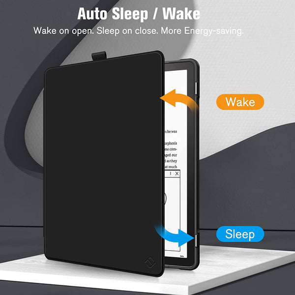 Fintie Kindle Scribe (2024/2022) Hybrid Slim Case W/ Transparent Back Shell | Fintie