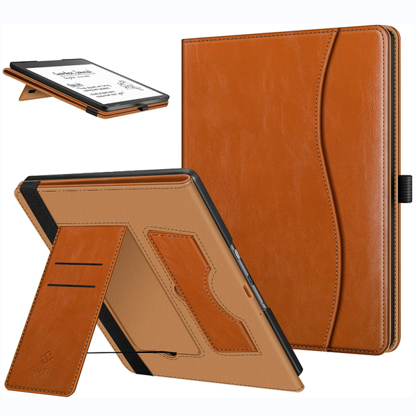 fintie Kindle Scribe (2024/2022) Stand Case w/ Card Slot & Pen Holder | Fintie