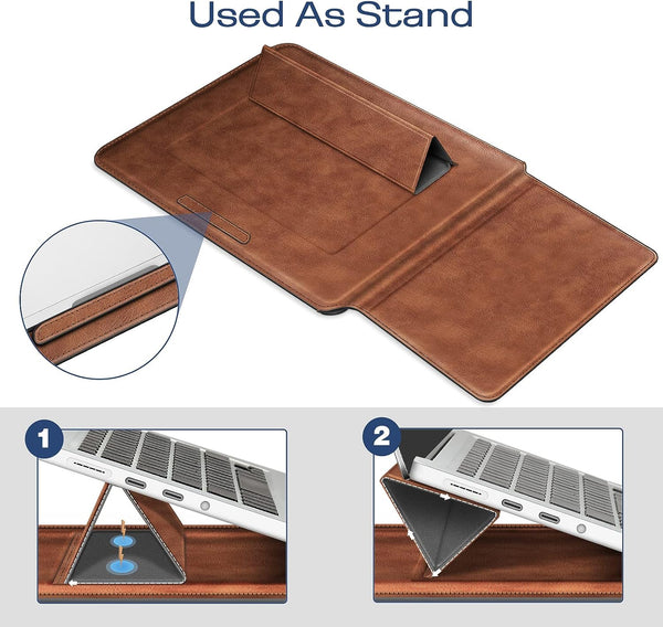 Fintie MacBook Air 13.6 M4/M3/M2 Chip (A3240/A3113/A2681) / MacBook Pro 14 M4/M3/M2/M1 Chip Sleeve Case | Fintie