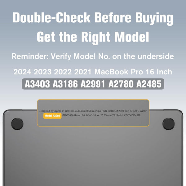 Fintie MacBook Pro 16" (M4/M3/M2/M1 Chip) Slim Matte Cover | Fintie