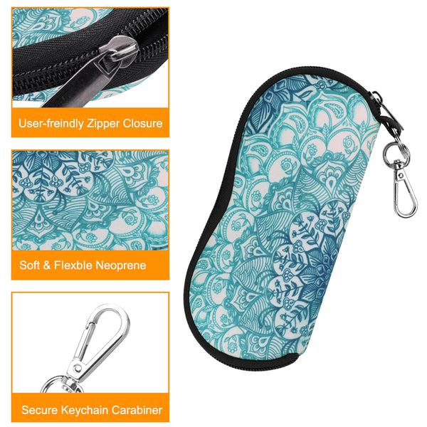 Fintie Neoprene Zipper Glasses Soft Case With Carabiner | Fintie