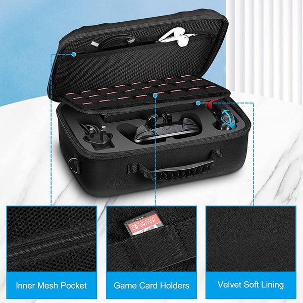 Fintie Nintendo Switch OLED 2021 / Switch 2017 Carrying Storage Case Messenger Bag | Fintie