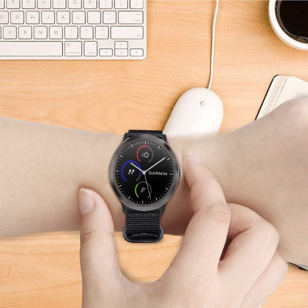 Fintie Nylon Watch Band For Garmin Vivoactive5/3 Garmin Venu Sq/Venu 2 Plus| Fintie