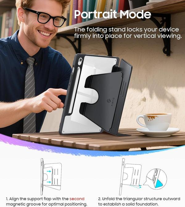 Fintie Samsung Galaxy Tab S10 FE/Tab S9 FE 10.9"/ Tab S9 11" Stand Case W/Multiple Stand Angles & S Pen Holder | Fintie