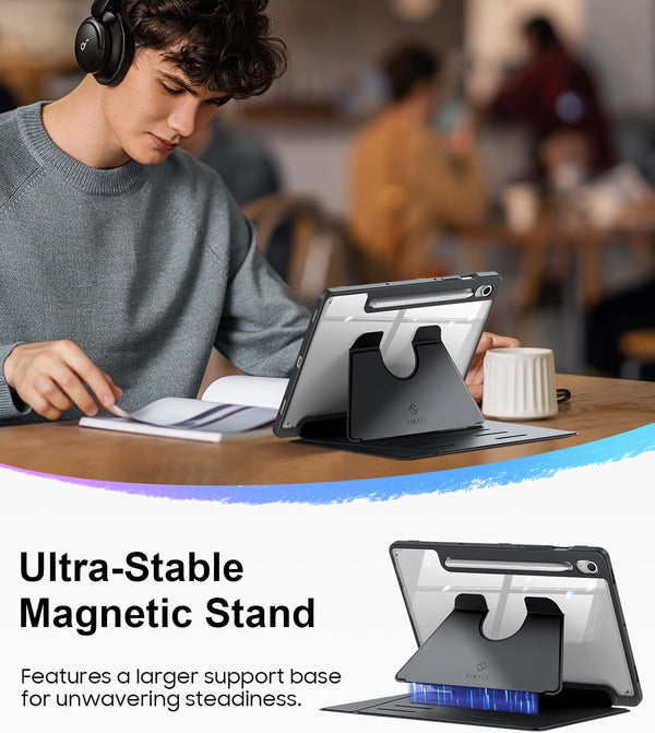 Fintie Samsung Galaxy Tab S10 FE/Tab S9 FE 10.9"/ Tab S9 11" Stand Case W/Multiple Stand Angles & S Pen Holder | Fintie