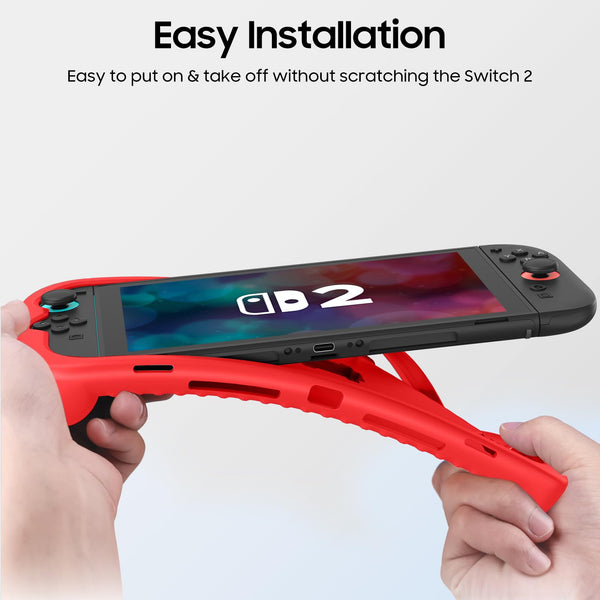 Fintie Shockproof Case For Nintendo Switch 2 W/Ergonomic Grip And 3 Game Cartridge Slots | Fintie