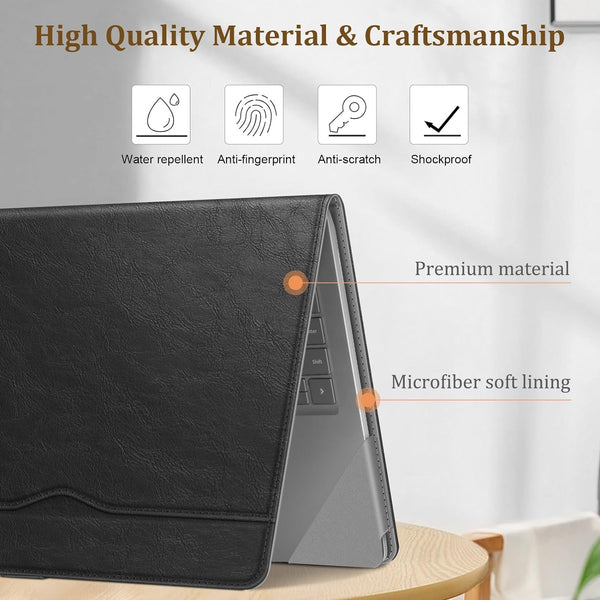 Fintie Surface Laptop 7 13.8" Surface Laptop 6/5/4/3 13.5" PU Leather Sleeve Case | Fintie