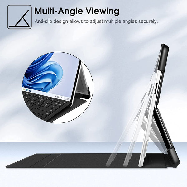 Fintie Surface Pro 11 (2024)/Surface Pro 10 (2024)/Surface Pro 9 (2022) Slim Portfolio Case | Fintie