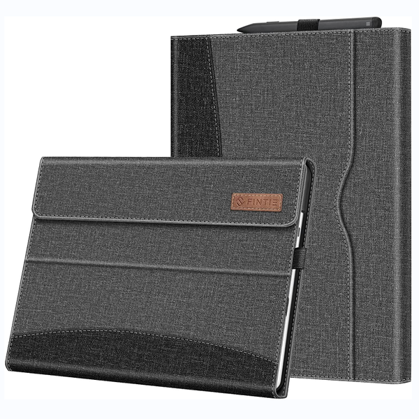 fintie Surface Pro 11/Surface Pro 10/Surface Pro 9 Multi-Angle Viewing Case w/ Pocket and Stylus Holder | Fintie