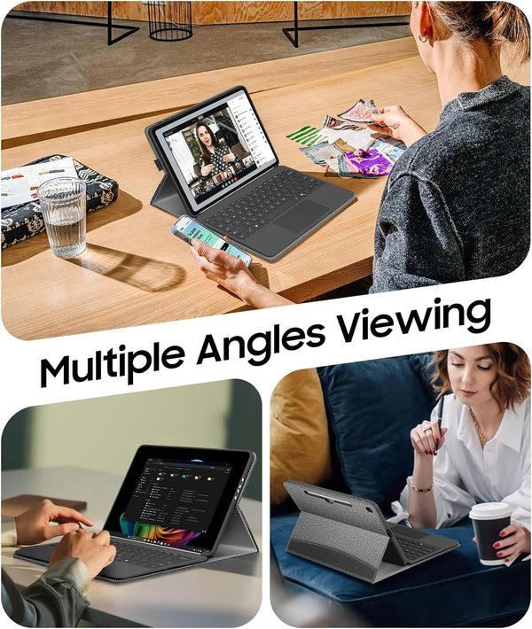 Fintie Surface Pro 12" (1st Edition 2025) Multi-Angle Stand Case With TPU Back Cover & Stylus Holder | Fintie