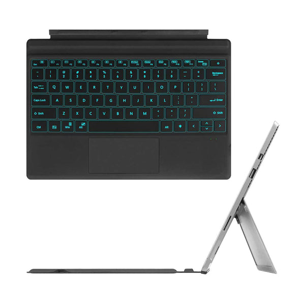 fintie Surface Pro 7+/Pro 7/6/5/4/3 Bluetooth Keyboard [7-Color Backlit] | Fintie