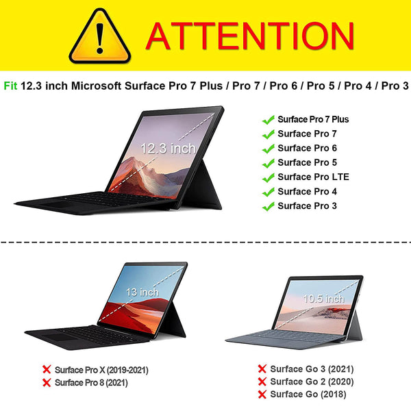 Fintie Surface Pro 7+/Pro 7/6/5/4/3 Portfolio Business Case | Fintie