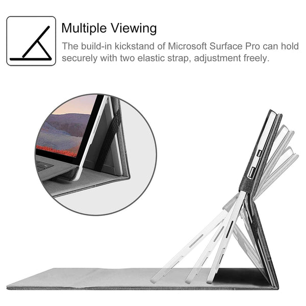Fintie Surface Pro 7+/Pro 7/6/5/4/3 Portfolio Business Cover | Fintie