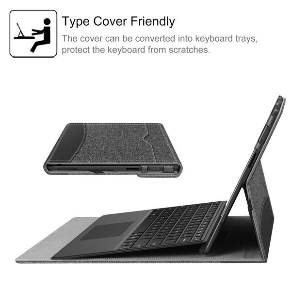Fintie Surface Pro X 2021/2020/2019 13-inch Portfolio Business Cover | Fintie