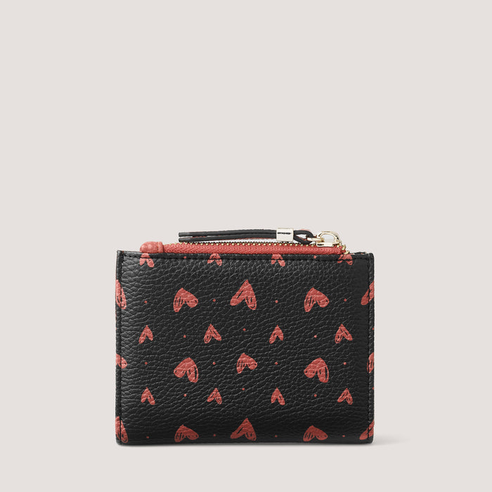 Fiorelli AUBREY Small Purse Heart Print Black