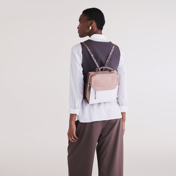 fiorelli Isla Small Backpack Snake / optic white / caramac mix