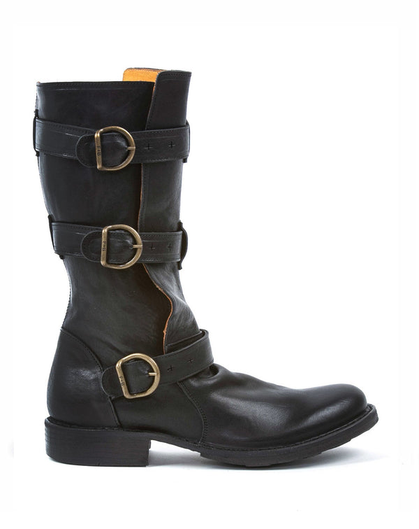 fiorentini baker 7040 Black Leather Boots