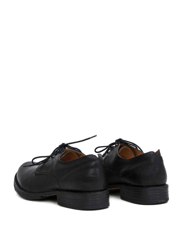 Fiorentini Baker 706 Black Leather Derby Shoes