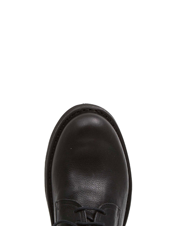 Fiorentini Baker 706 Black Leather Derby Shoes