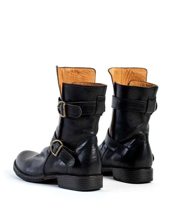 Fiorentini Baker 713 Black Leather Boots