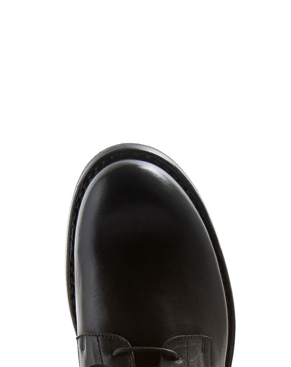 Fiorentini Baker 745 Black Leather Lace-up Boots