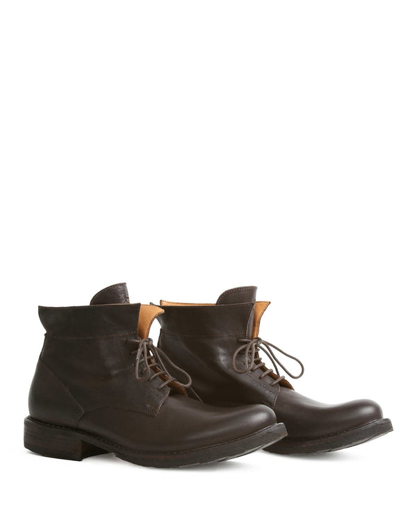 Fiorentini Baker 745 Brown Leather Lace-up Boots