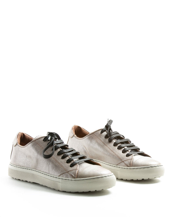 Fiorentini Baker BEXY Silver Leather Sneakers