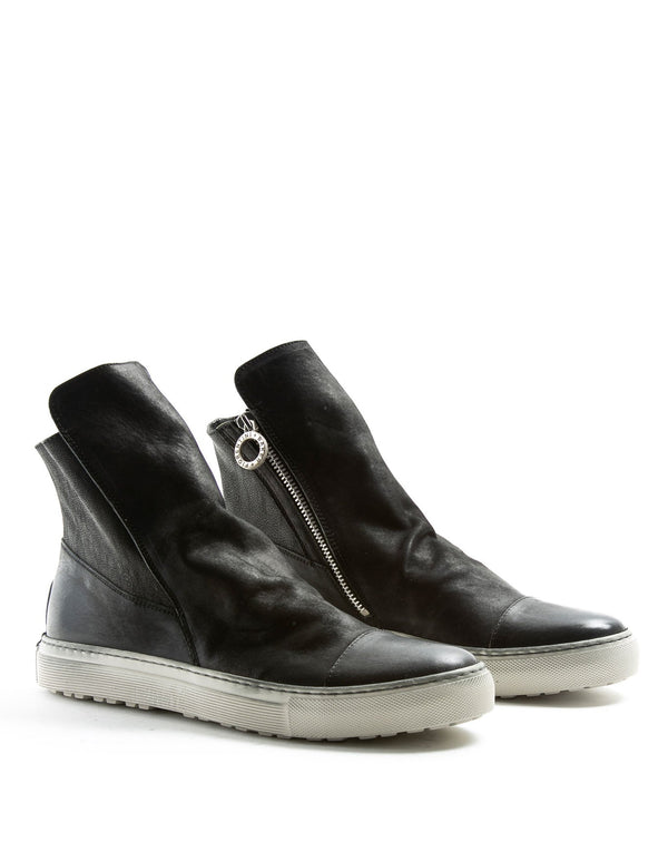 Fiorentini Baker BRET Black Leather Sneaker Boots
