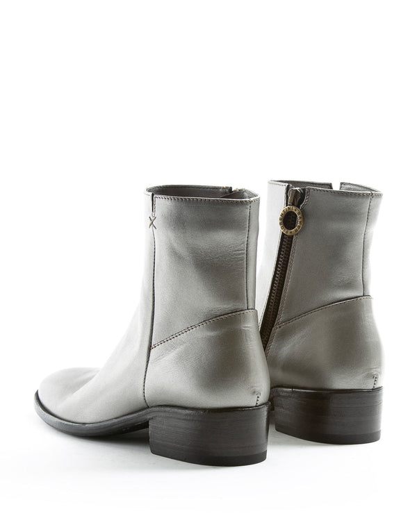 Fiorentini Baker CALE Silver Leather Boots