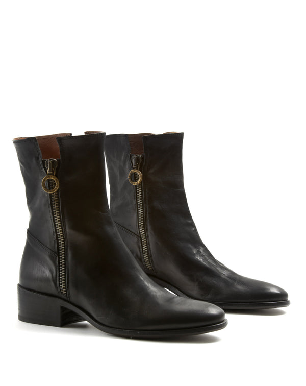 Fiorentini Baker CINT Black Leather Boots