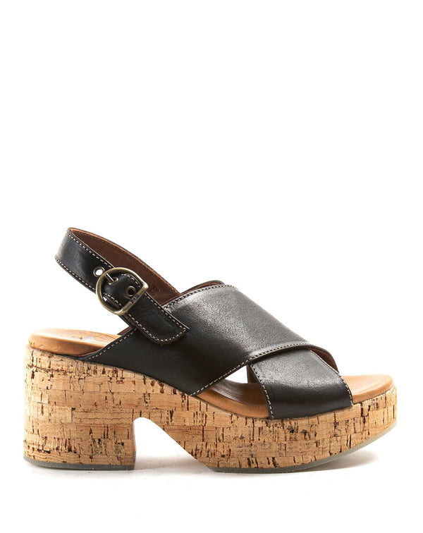 fiorentini baker DEVON Black Leather Sandals