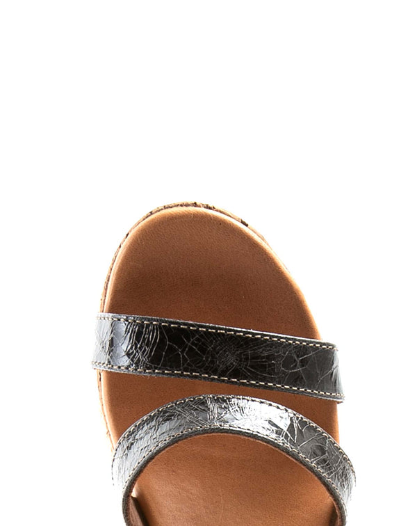 Fiorentini Baker DITT Black Leather Sandals