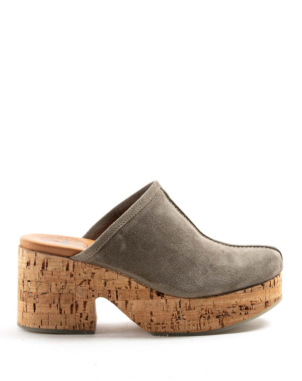 fiorentini baker DORE Grey Suede Clogs