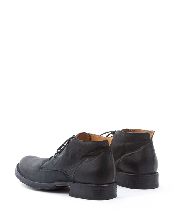 Fiorentini Baker EDD Black Leather Lace-up Boots