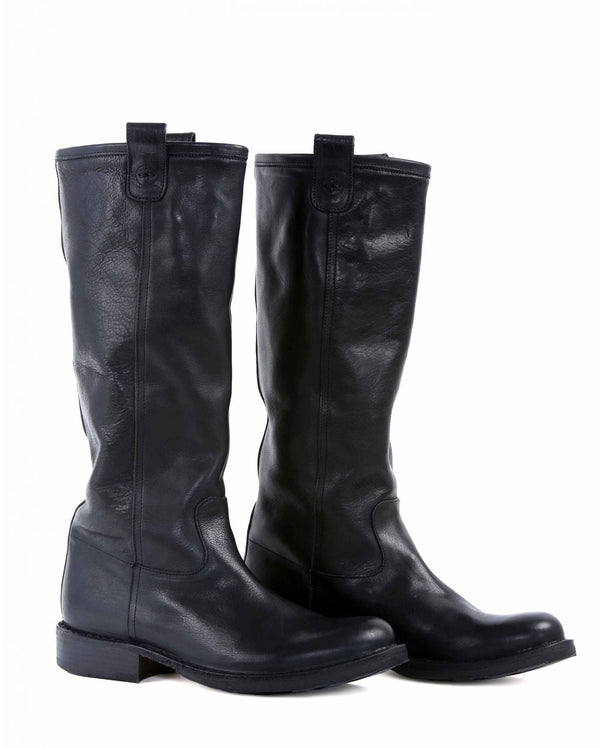 Fiorentini Baker EFFIE Black Leather Tall Boots