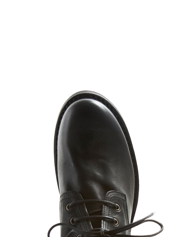 Fiorentini Baker ELME Black Leather Lace-up Boots