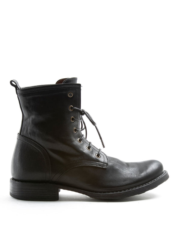 fiorentini baker ELME Black Leather Lace-up Boots