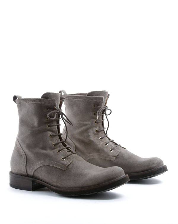 Fiorentini Baker ELME Taupe Suede Lace-up Boots