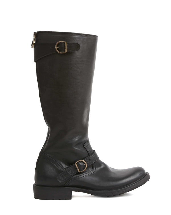 fiorentini baker EPRIL Black Leather Tall Boots