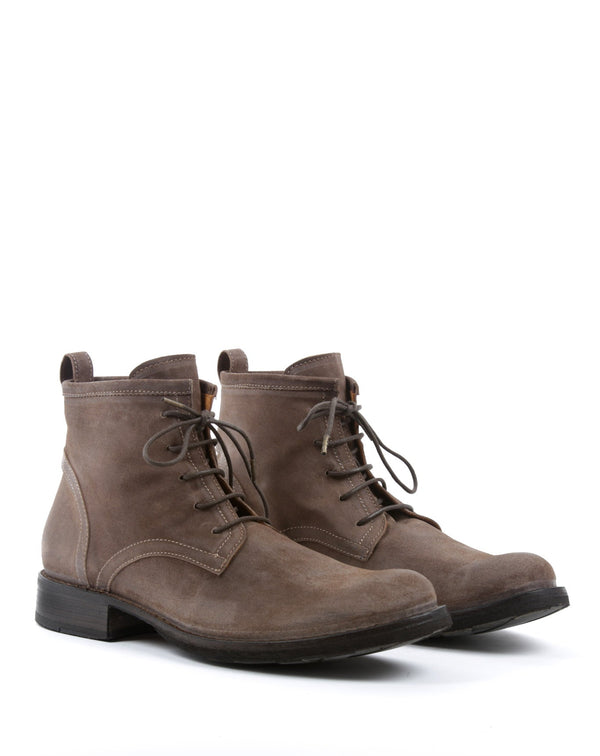 Fiorentini Baker EZRA Brown Suede Lace-up Boots