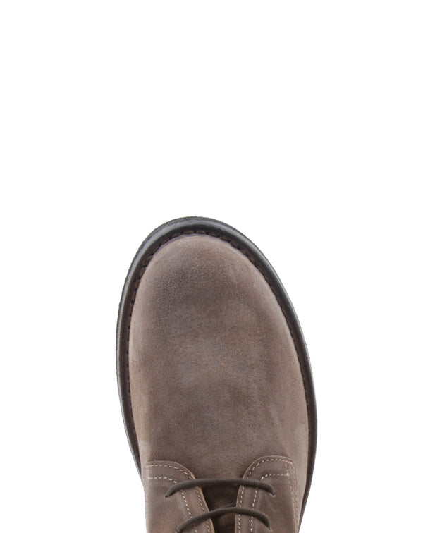 Fiorentini Baker EZRA Brown Suede Lace-up Boots