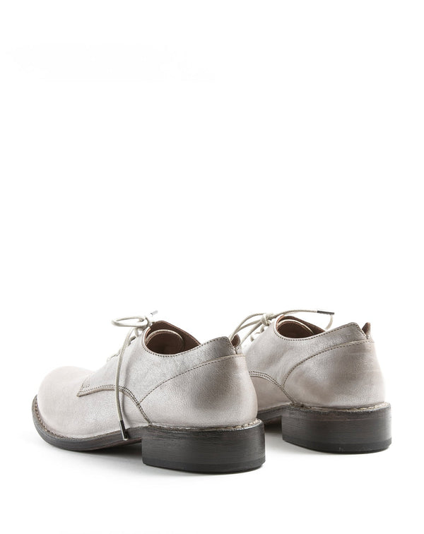 Fiorentini Baker F-706 Silver Leather Derby Shoes