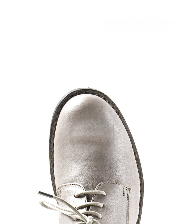 Fiorentini Baker F-706 Silver Leather Derby Shoes