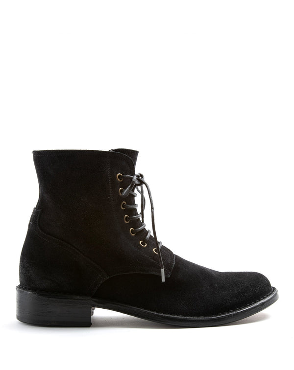 fiorentini baker F-EMON Black Suede Lace-up Boots