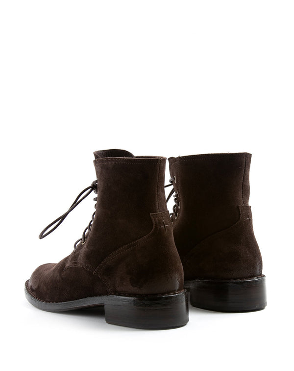 Fiorentini Baker F-EMON Brown Suede Lace-up Boots