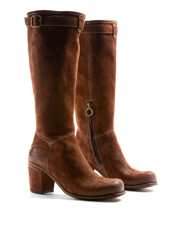 Fiorentini Baker JENNA Brown Suede Boots