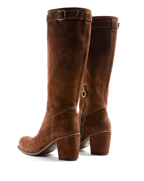 Fiorentini Baker JENNA Brown Suede Boots