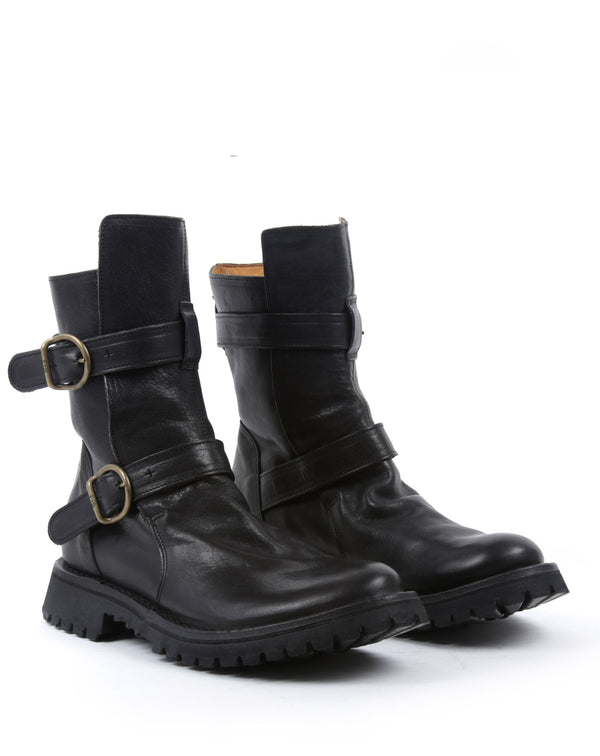 Fiorentini Baker M-713 Black Leather Boots